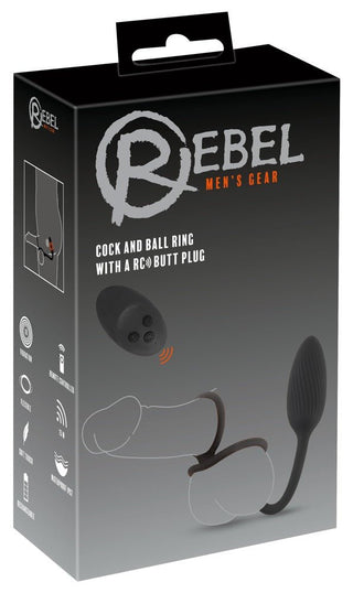 Rebel Cock en Balring met Butt Plug