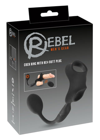 Rebel Cock Ring met Butt Plug