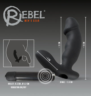 Rebel Prostaat Vibrator - Penis Model