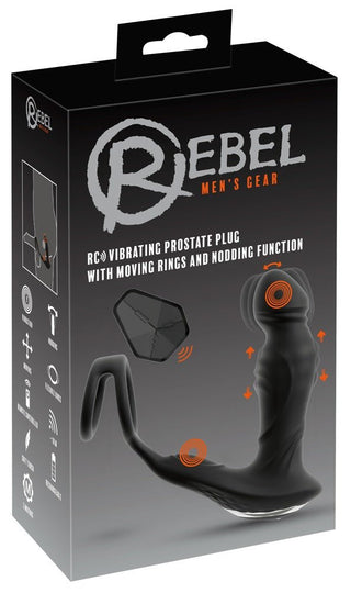 Rebel Vibrerende Prostaat Plug Met Buigfunctie